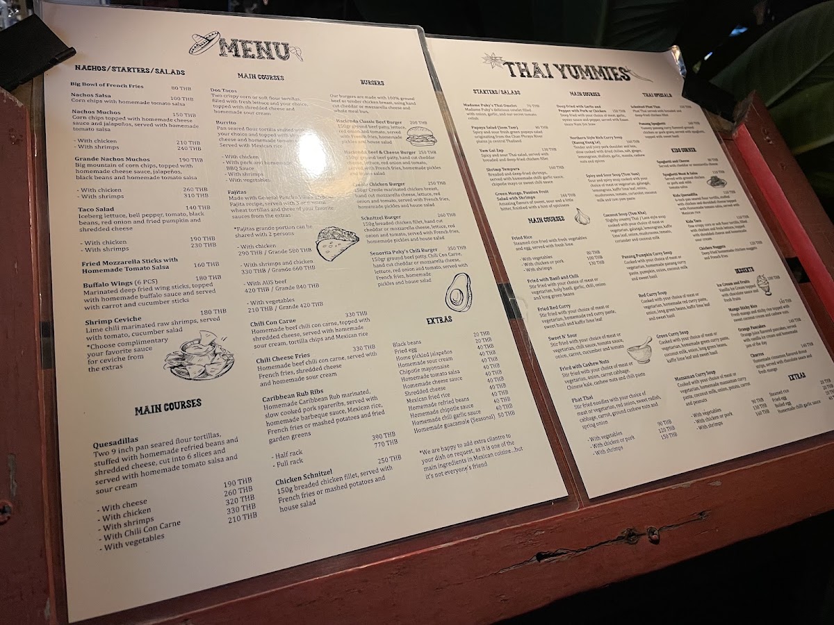 Menu Hacienda Happy Days Restaurant-8