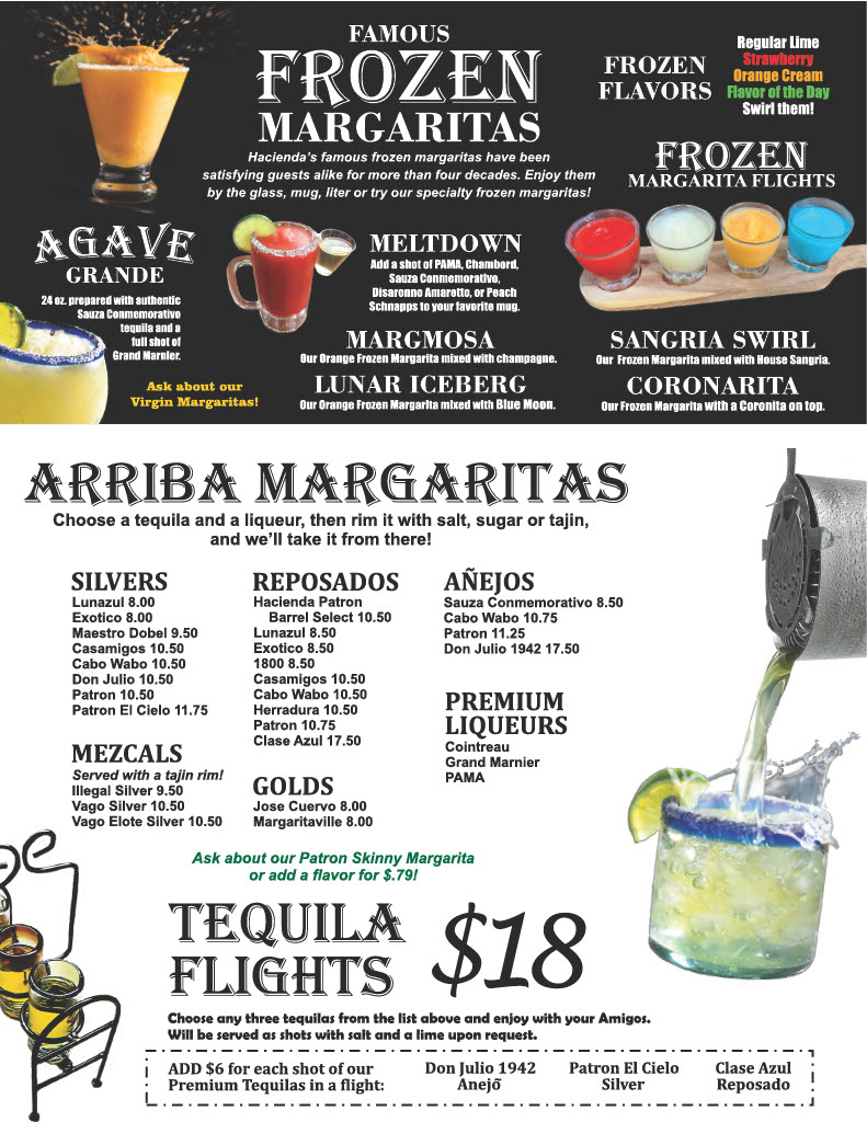 Menu Hacienda Mexican Restaurants-3