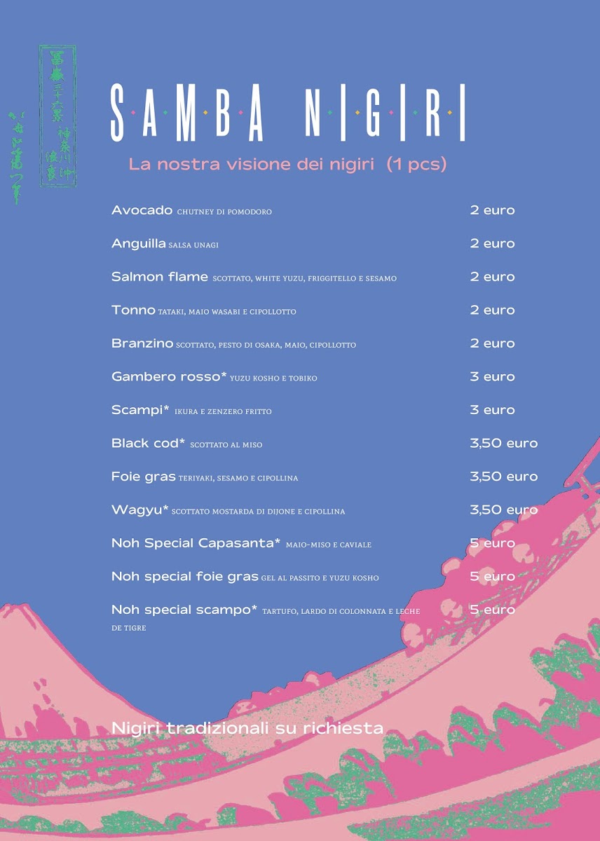 Menu Hagakure Noh Samba - Nikkei E Sushi-7