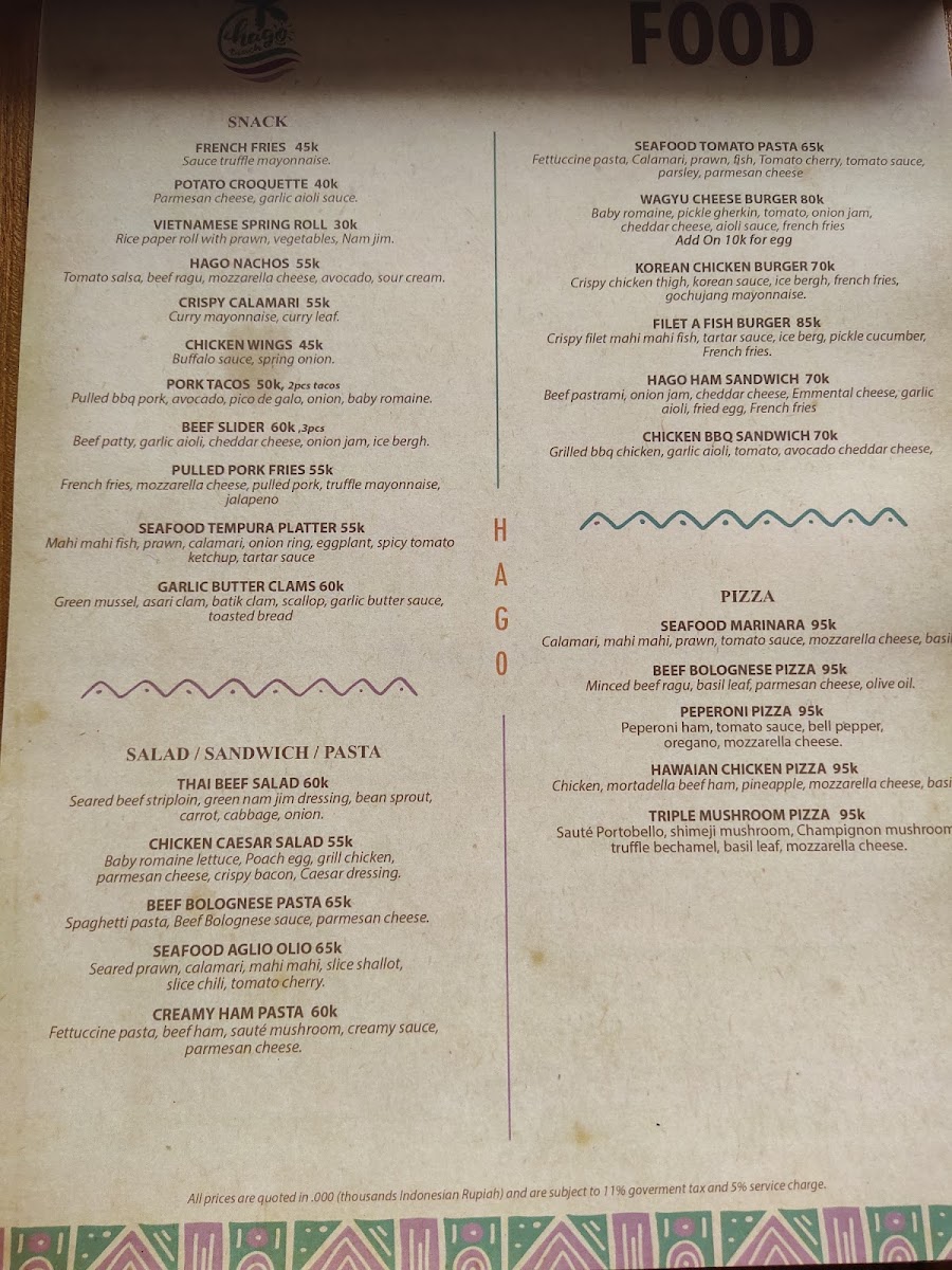 Menu Hago Beach-3