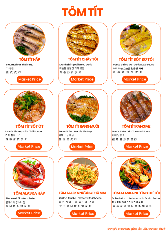 Menu Hải Sản Đà Nẵng Bé Biển-7