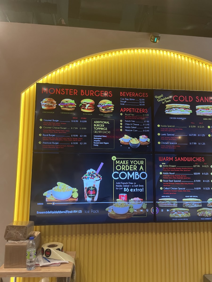Menu Haida Sandwich & Cafe (Haida Plus)-1