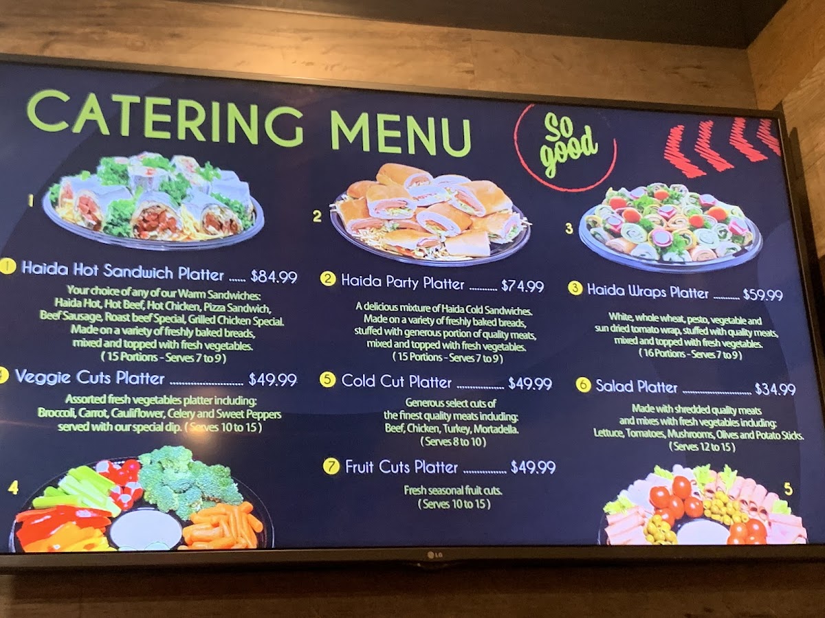 Menu Haida Sandwich & Cafe (Haida Plus)-6