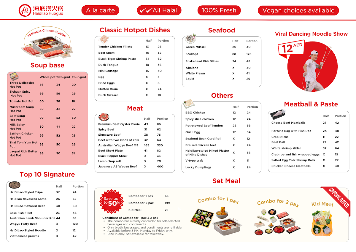 Menu Haidilao Hotpot-2