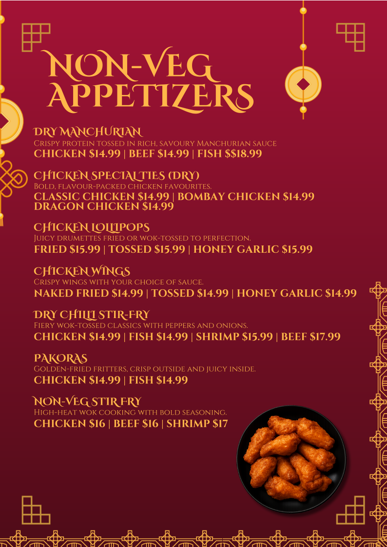 Menu Hakka Mirchi | Brampton-5