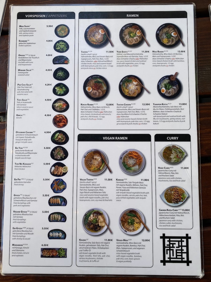 Menu Hako Ramen Kreuzberg-4