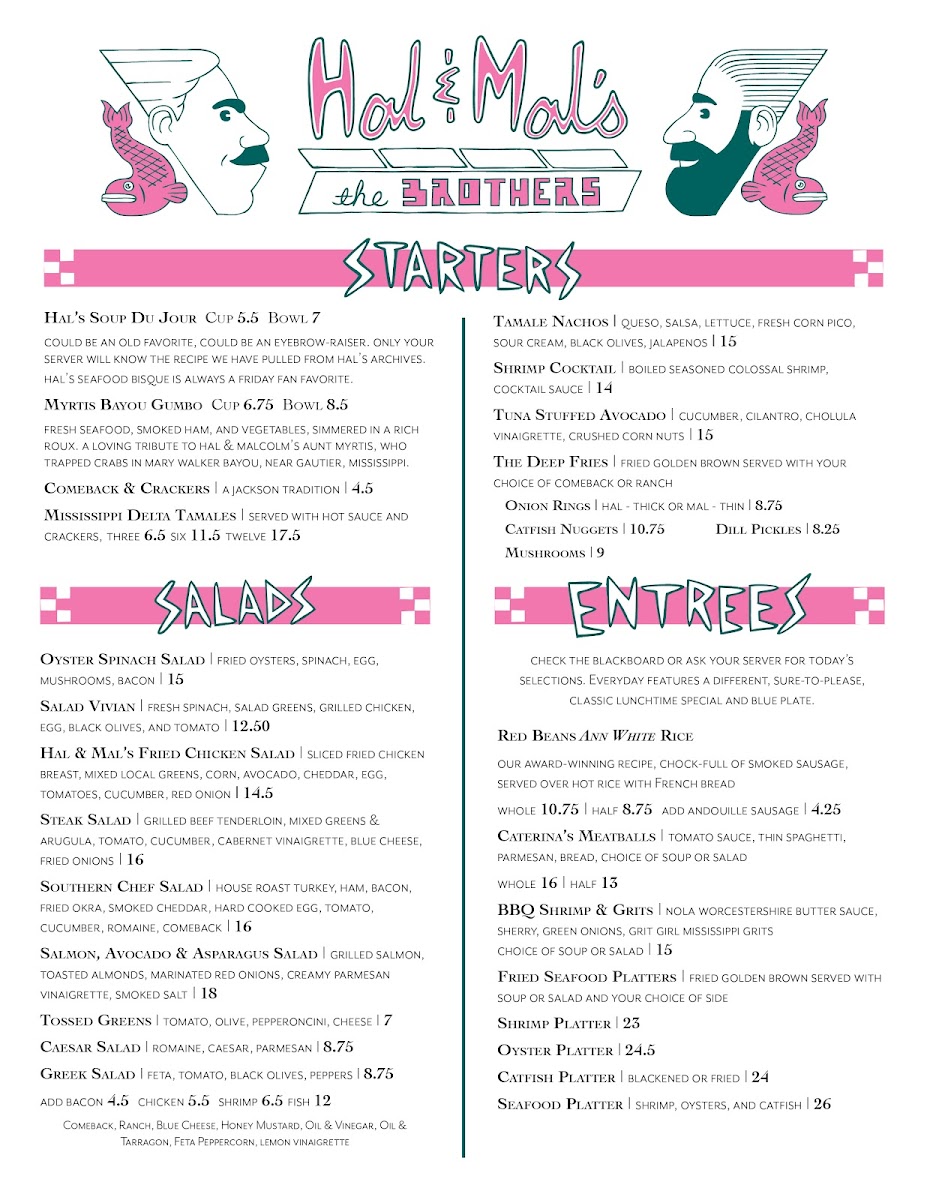 Menu Hal & Mal's-2