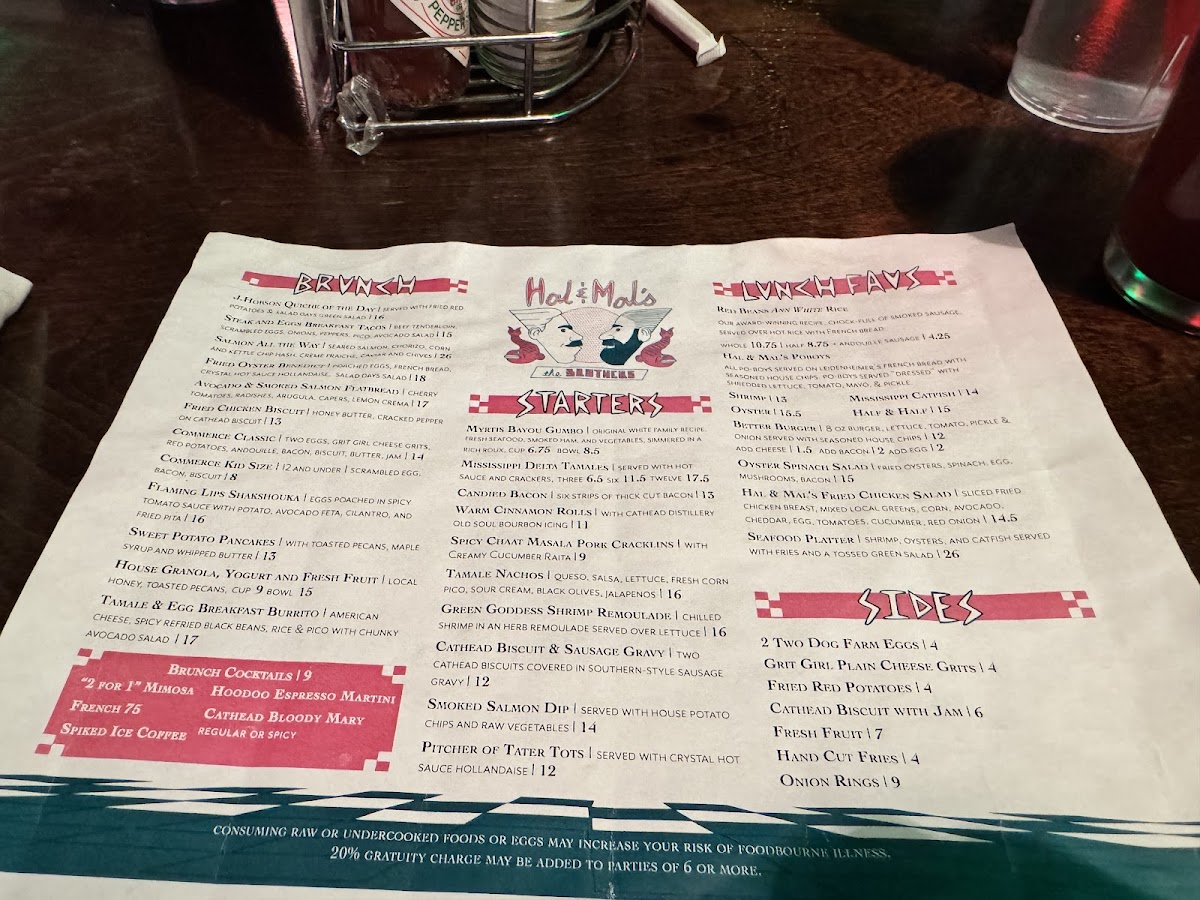 Menu Hal & Mal's-3