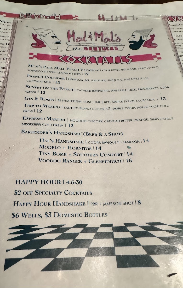 Menu Hal & Mal's-7