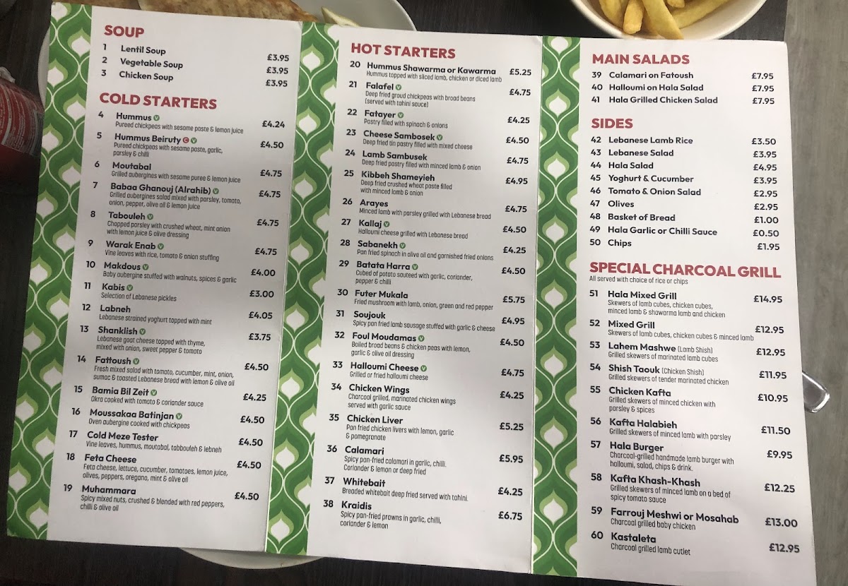 Menu Hala Lebanese-4