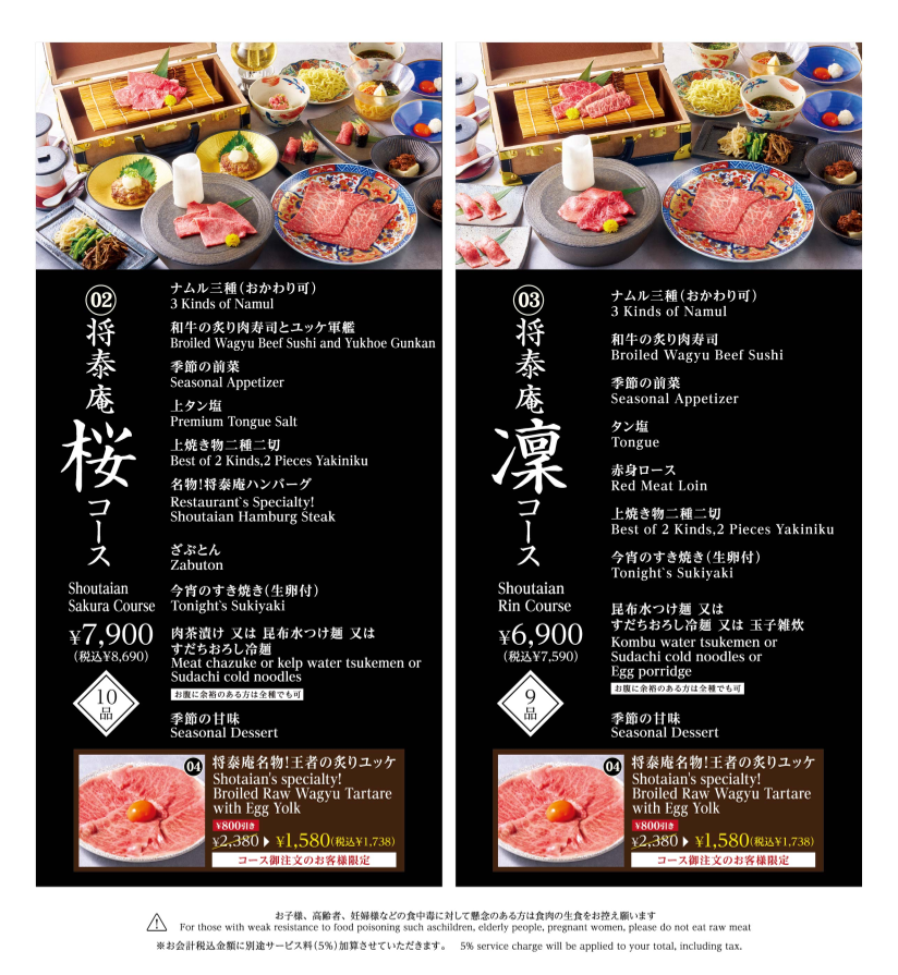 Menu Halal Wagyu Yakiniku Shoutaian Kanda-8