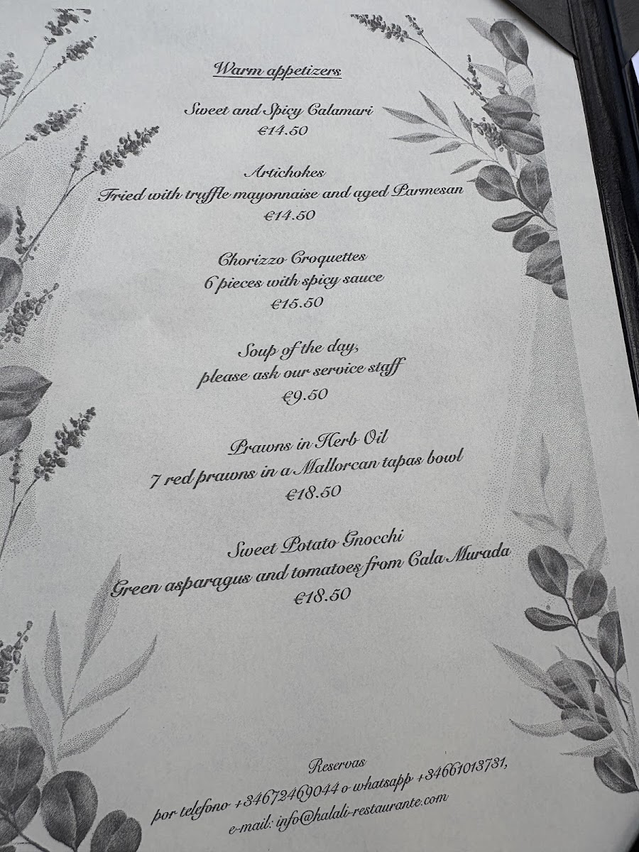 Menu Halali Restaurante & Bar-2