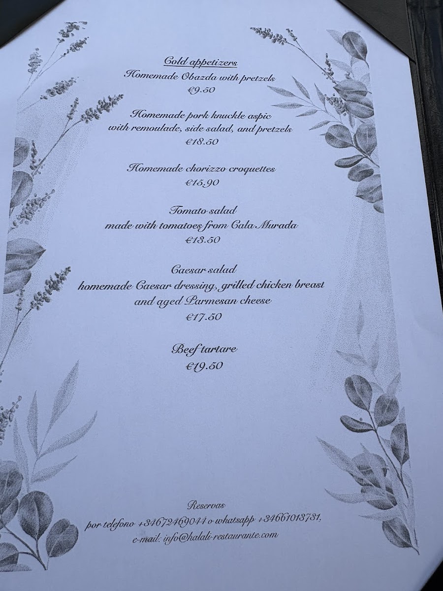 Menu Halali Restaurante & Bar-3