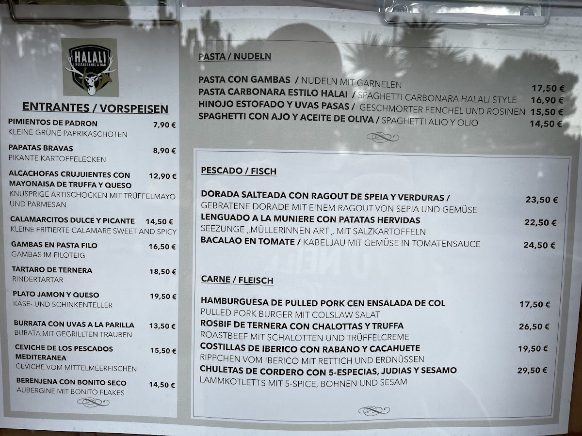 Menu Halali Restaurante & Bar-4