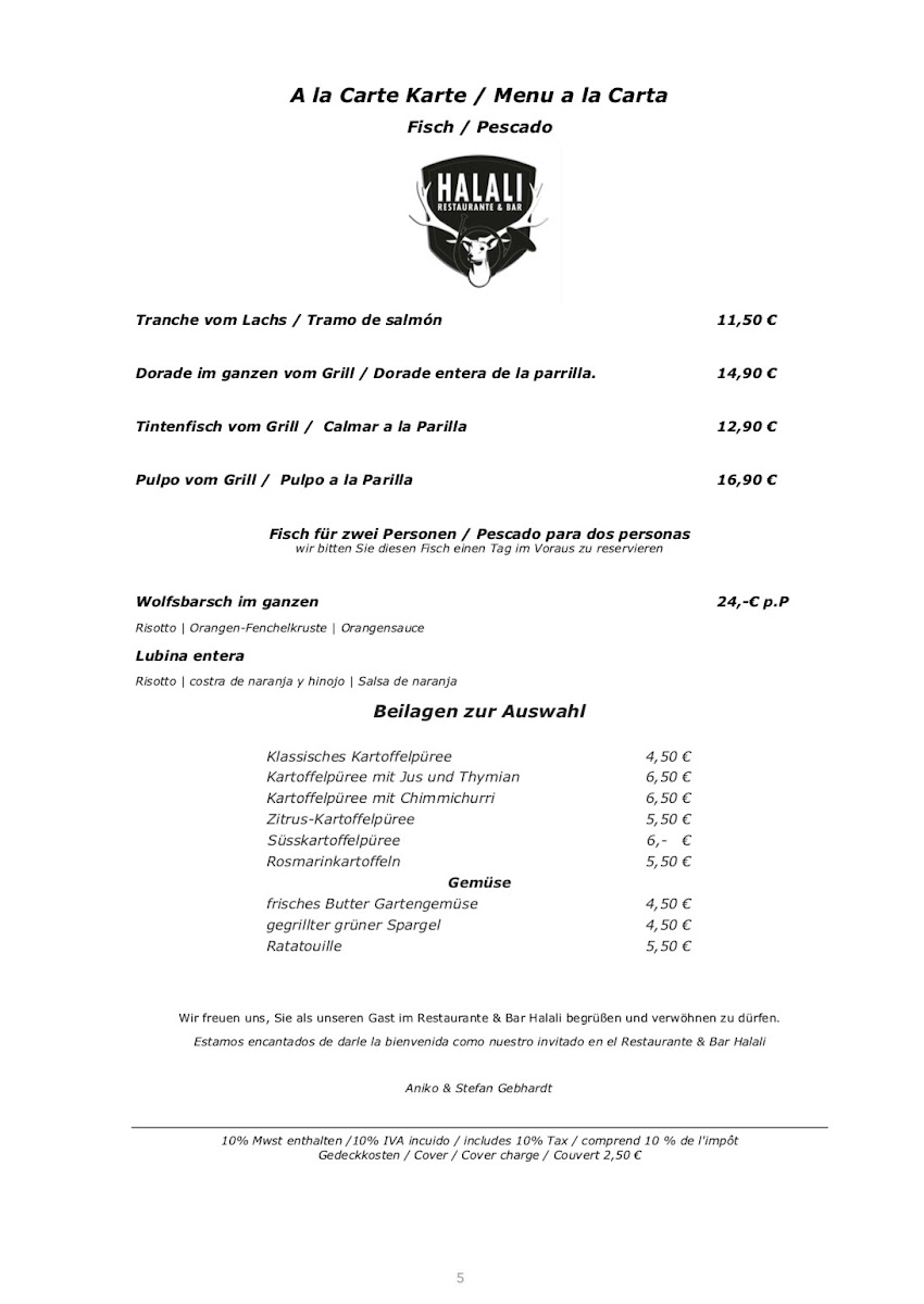 Menu Halali Restaurante & Bar-9
