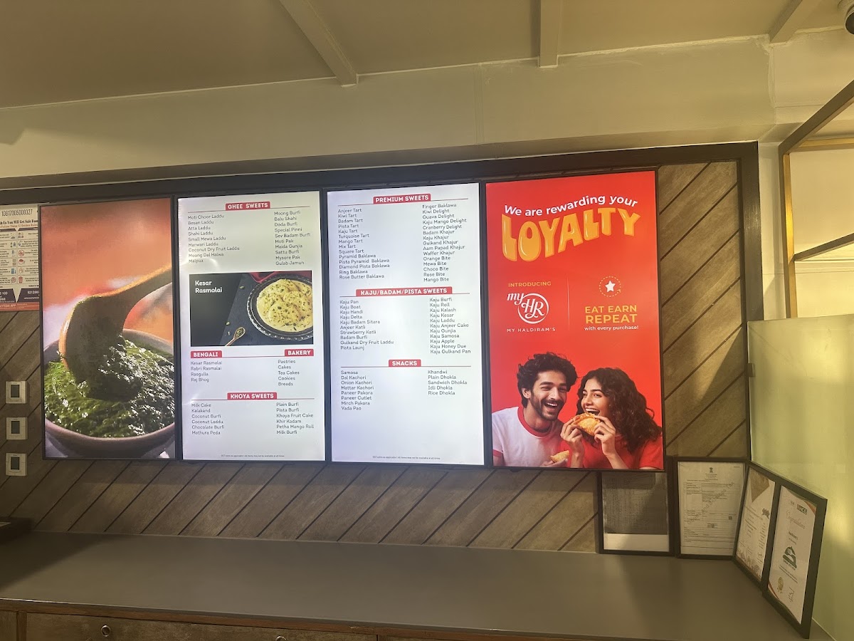 Menu Haldiram's - Sahara Mall Shopping Complex-1