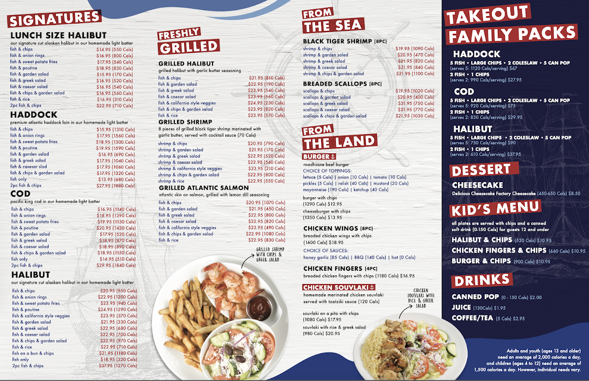 Menu Halibut House Fish And Chips-1