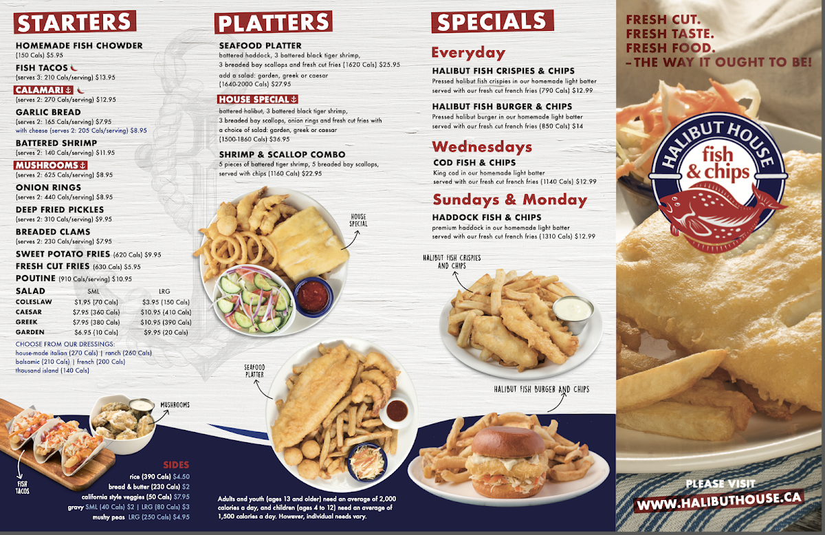 Menu Halibut House Fish And Chips-3