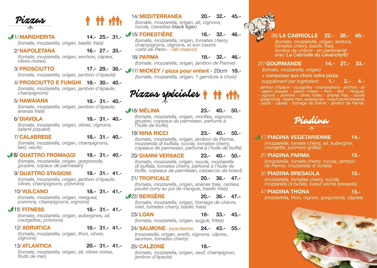 Menu Hallo Pizza Chez Beny-1