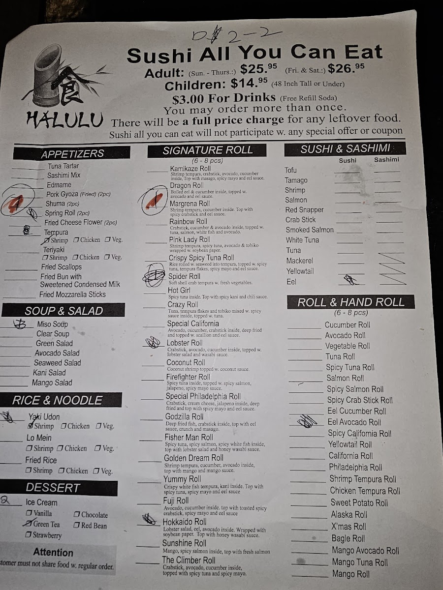 Menu Halulu-2