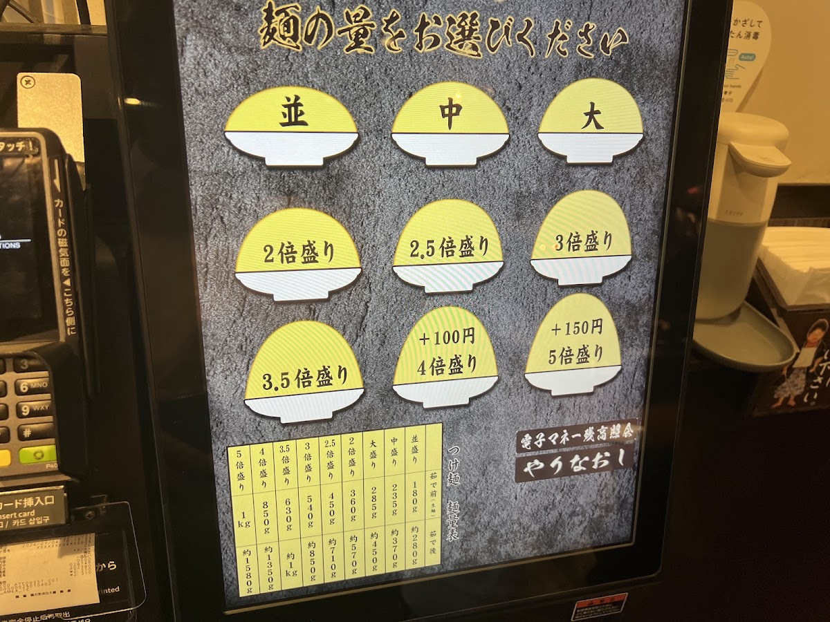 Menu Hamamatsucho Menya Musashi Hamamatsucho Branch-9