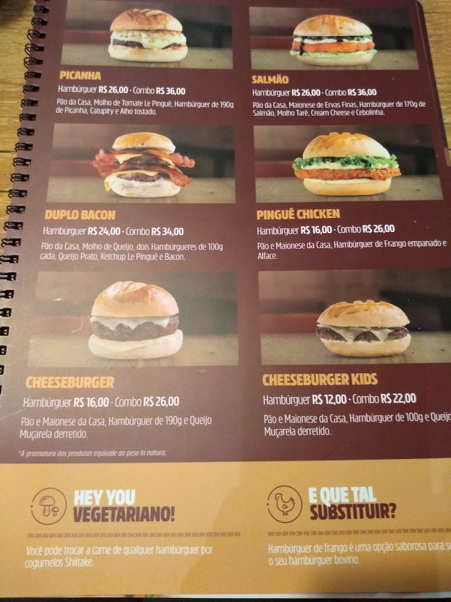 Menu Hamburgueria Le Pinguê Limeira-1