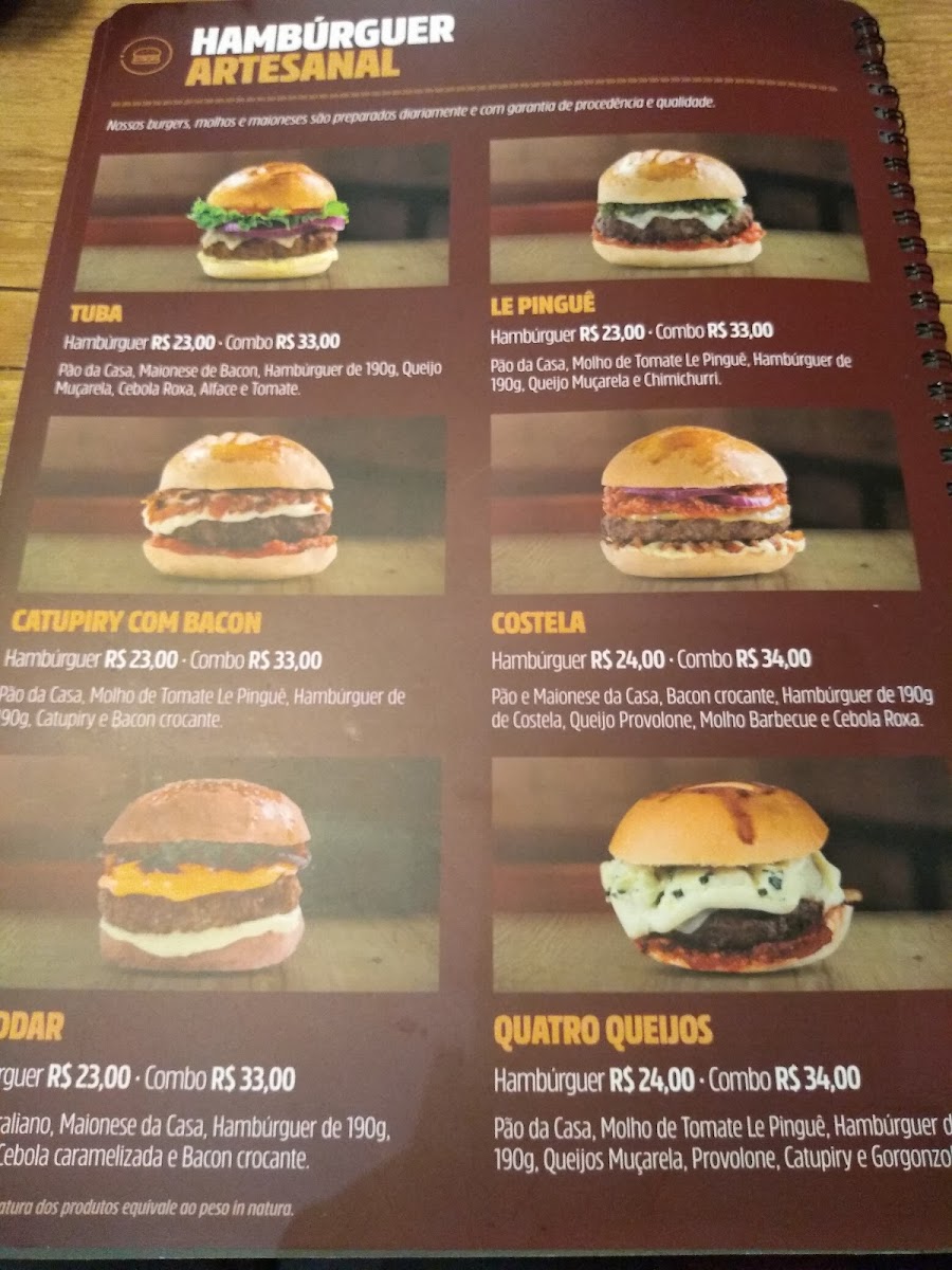Menu Hamburgueria Le Pinguê Limeira-2