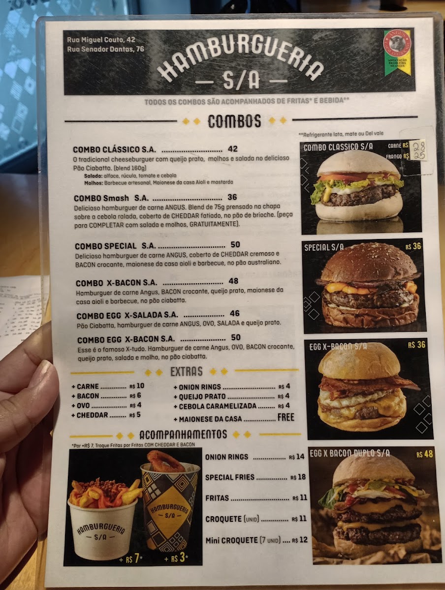 Menu Hamburgueria Sa No Centro - Rj-3