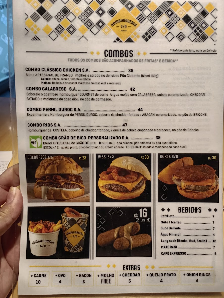 Menu Hamburgueria Sa No Centro - Rj-4