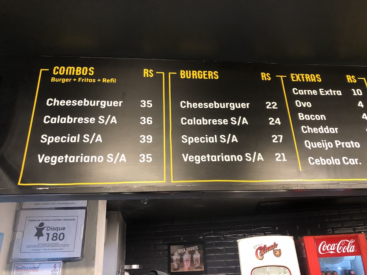 Menu Hamburgueria Sa No Centro - Rj-7