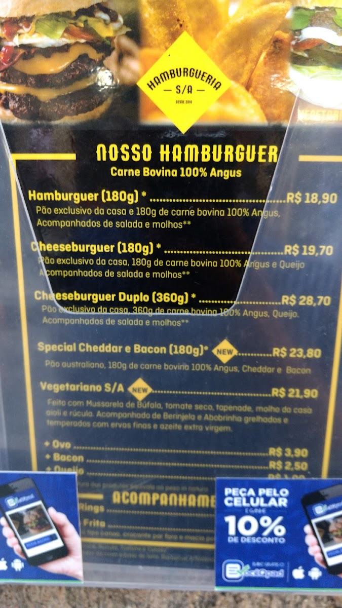 Menu Hamburgueria Sa No Centro - Rj-9