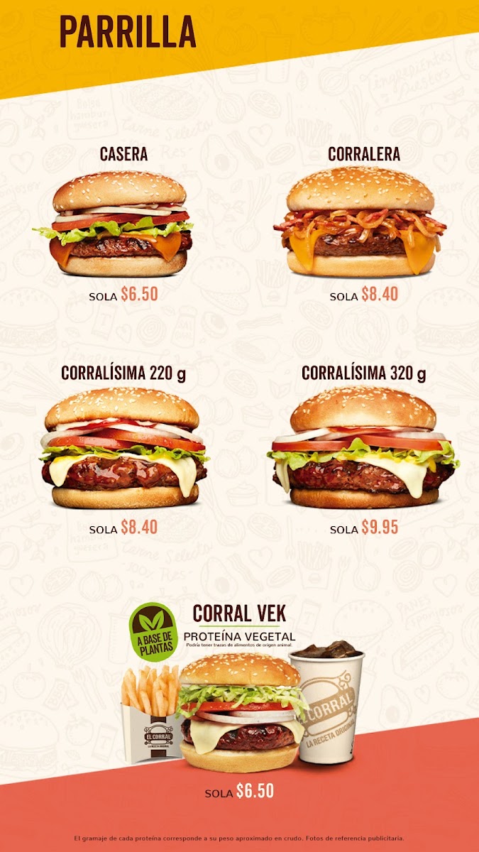 Menu Hamburguesas El Corral Paseo San Francisco - Cumbayá-4