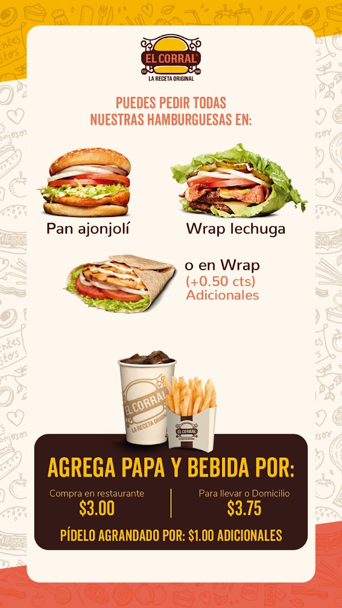 Menu Hamburguesas El Corral Paseo San Francisco - Cumbayá-7