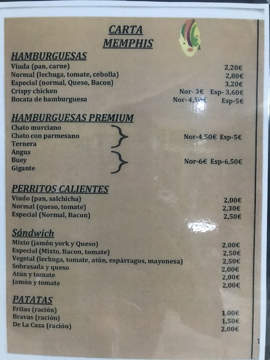 Menu Hamburguesería Memphis-5
