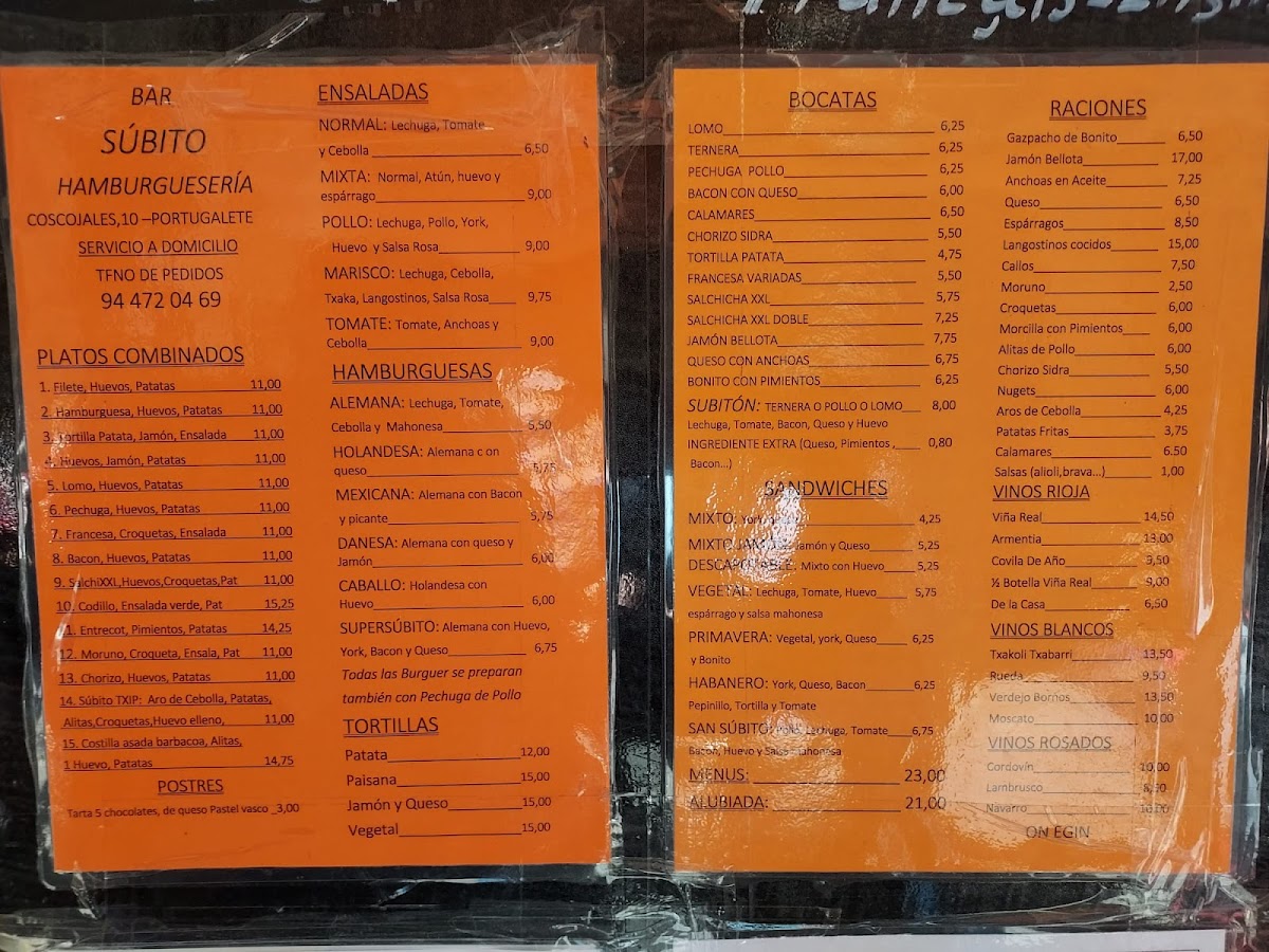 Menu Hamburguesería Súbito-1