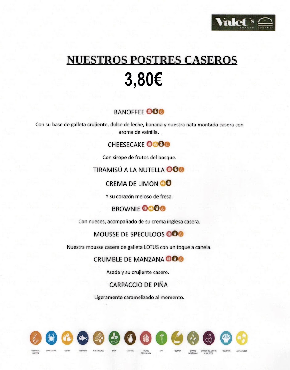 Menu Hamburguesería Valet's Burger Gourmet-3