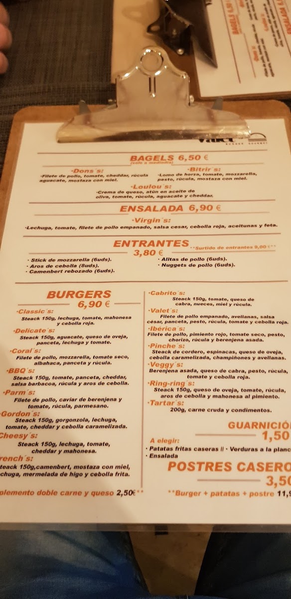 Menu Hamburguesería Valet's Burger Gourmet-5