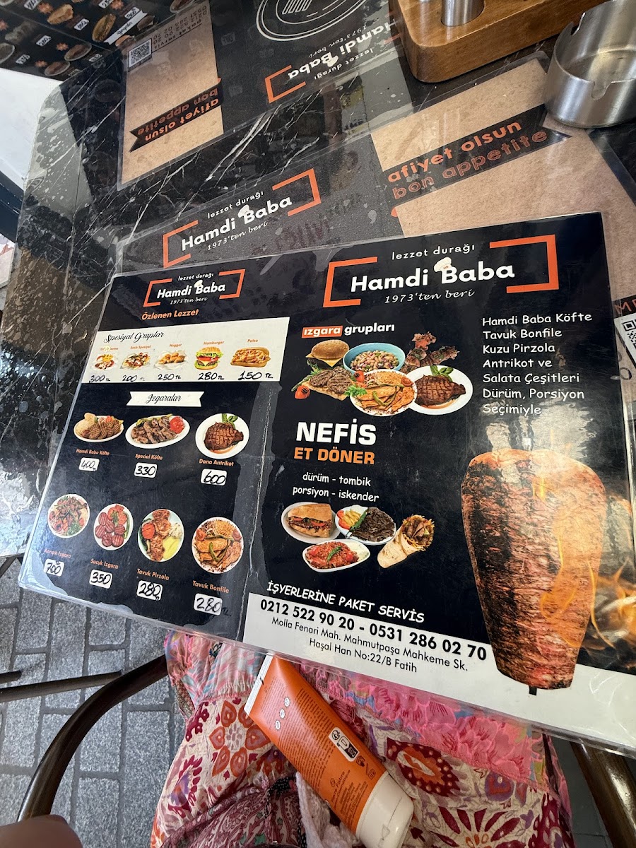Menu Hamdi Baba-1