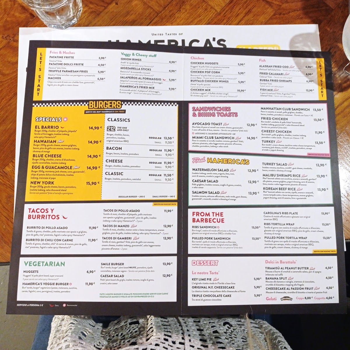 Menu Hamerica's Genova Via San Lorenzo-3