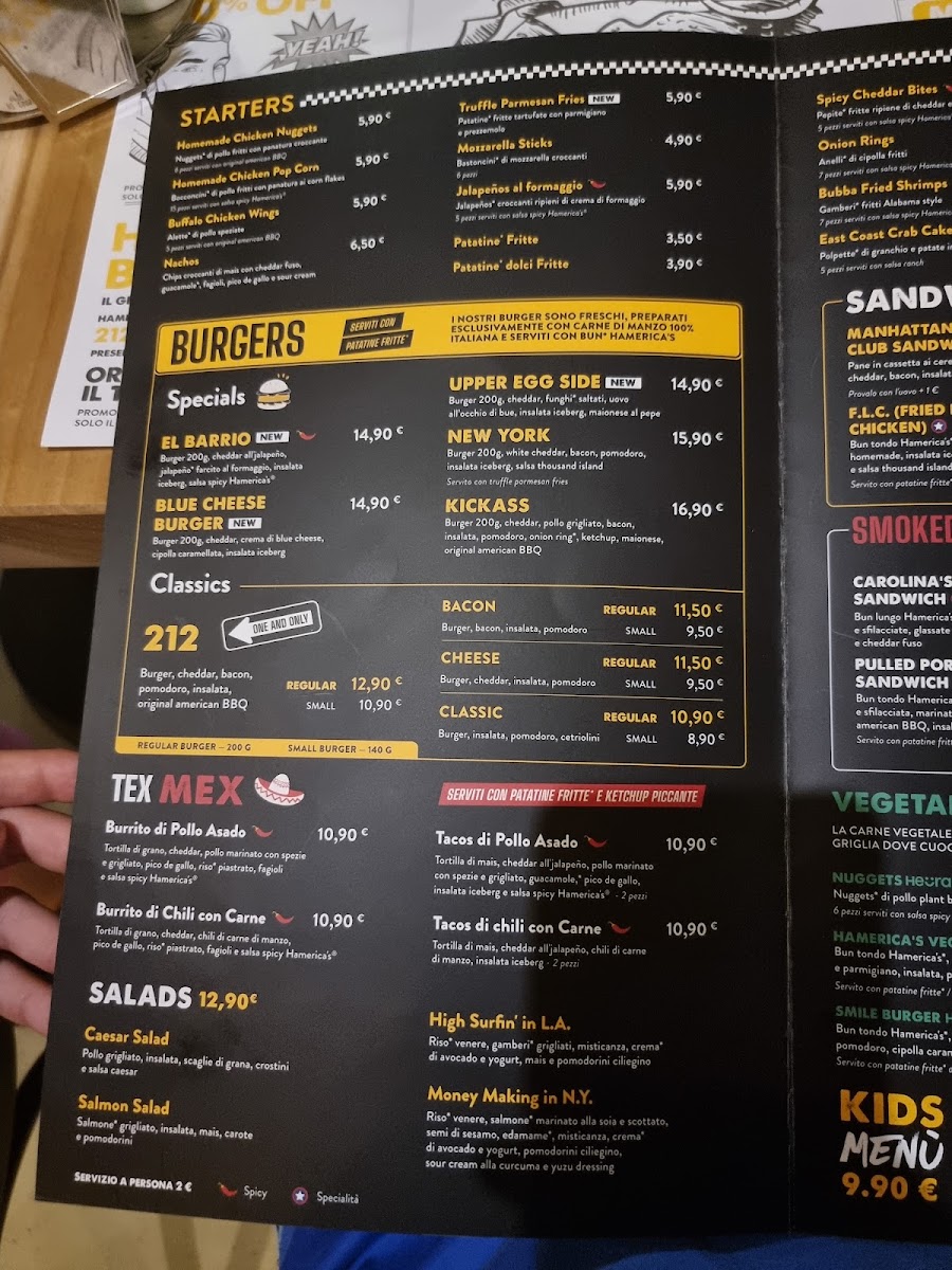 Menu Hamerica's Genova Via San Lorenzo-5