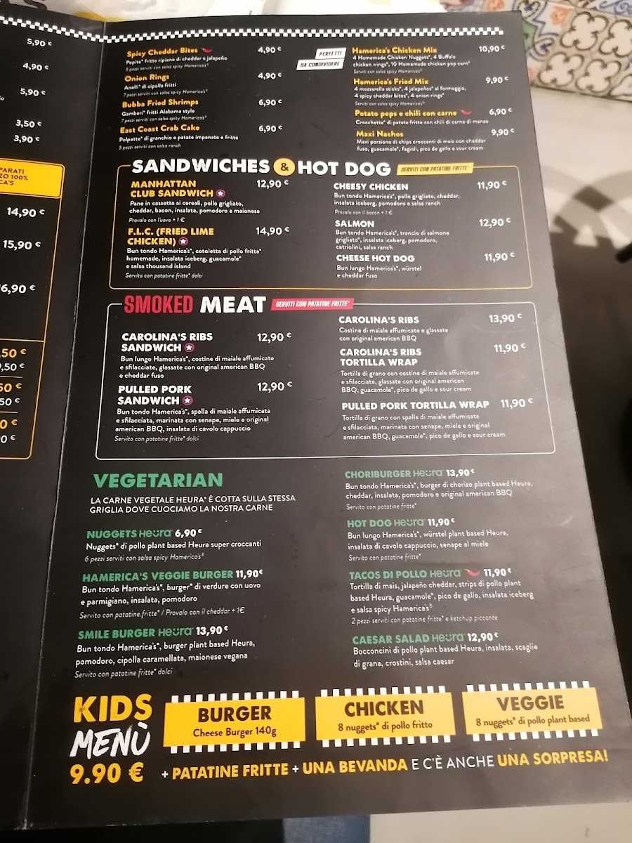 Menu Hamerica's Genova Via San Lorenzo-6