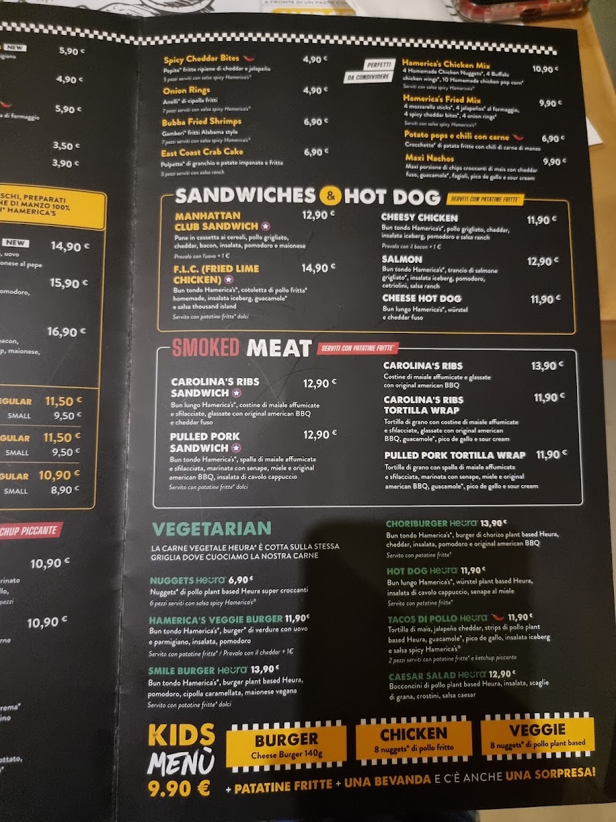 Menu Hamerica's Genova Via San Lorenzo-7