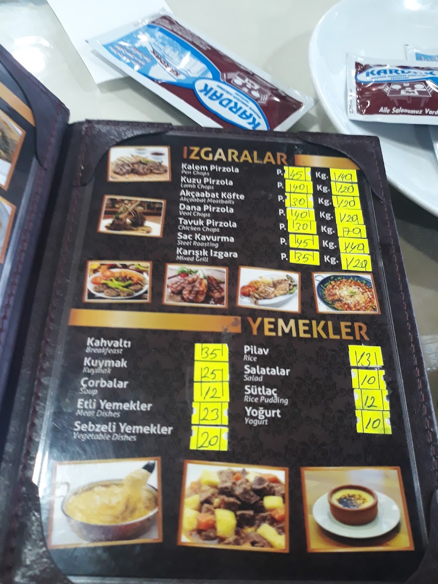 Menu Hamsiköy Kardak Tesisleri-2