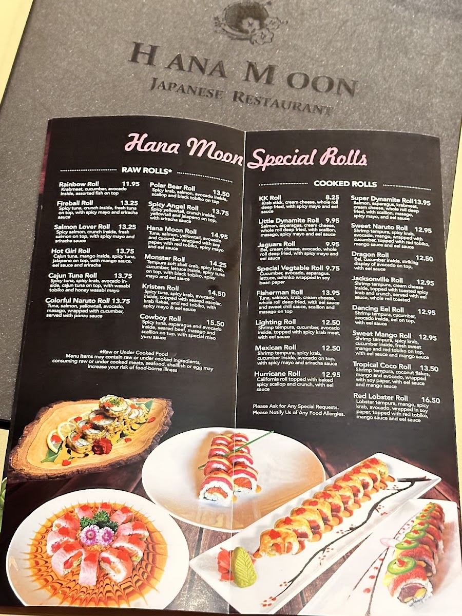 Menu Hana Moon Japanese Restaurant-1