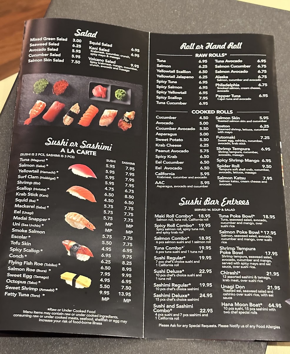 Menu Hana Moon Japanese Restaurant-2