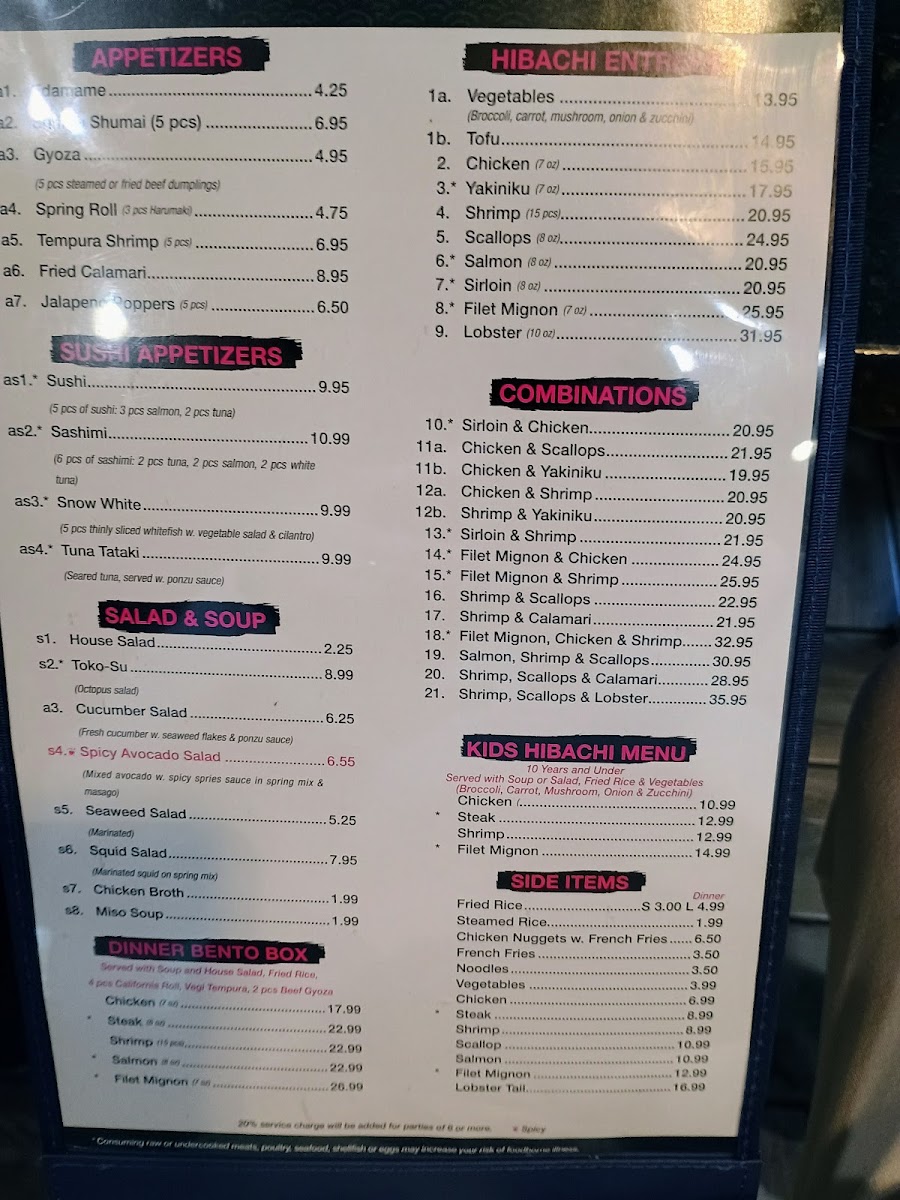 Menu Hana Steak & Sushi-2