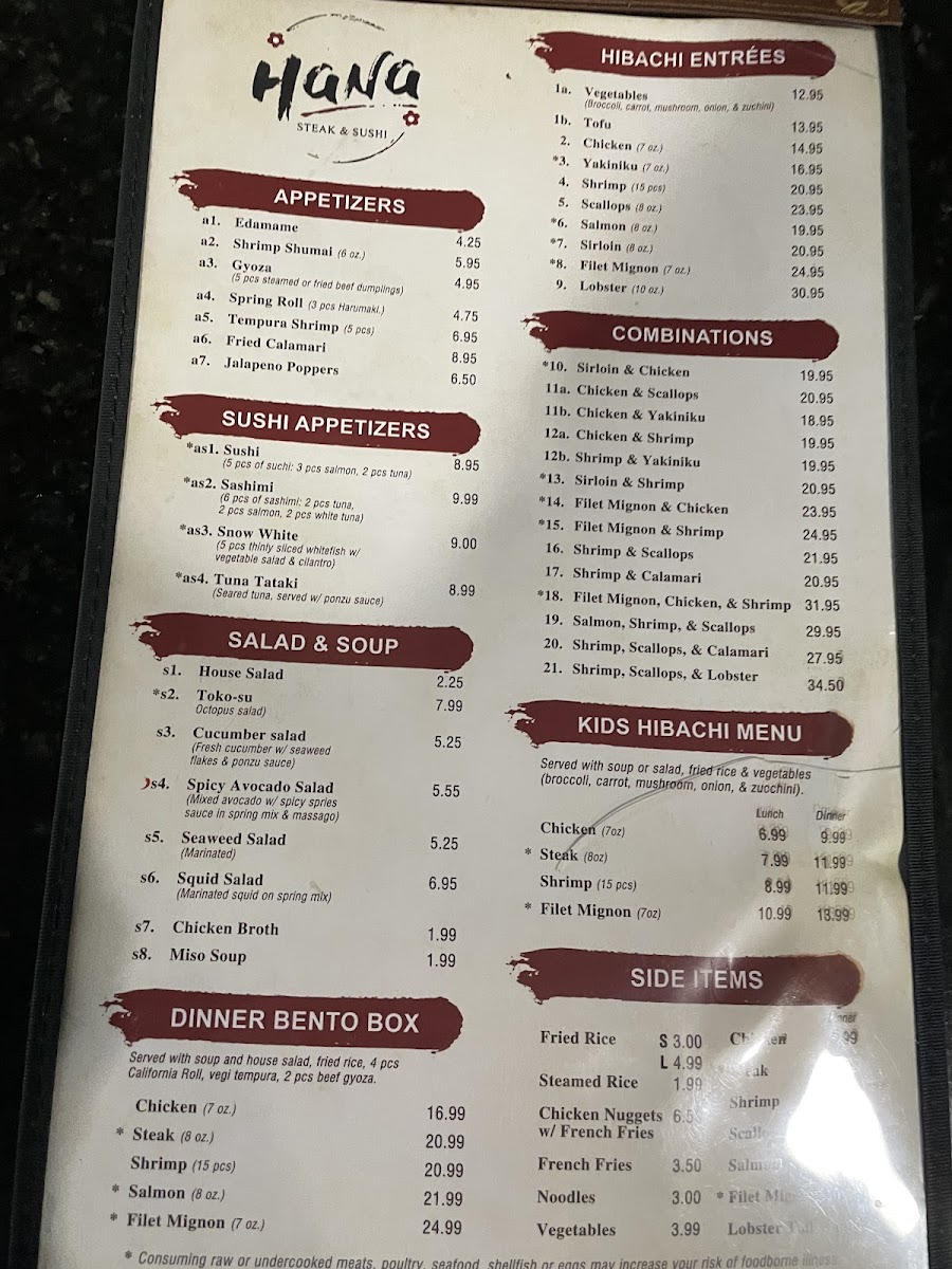 Menu Hana Steak & Sushi-8