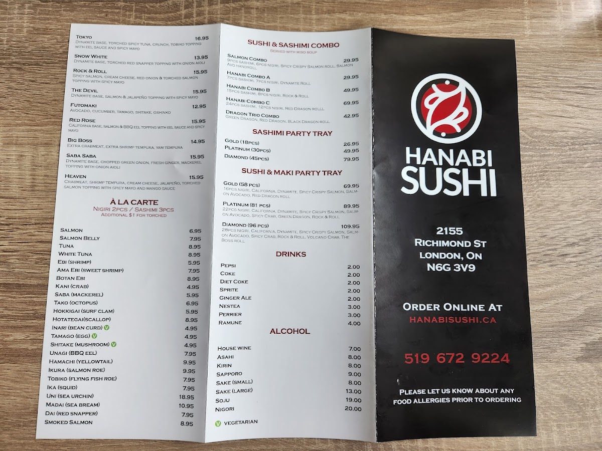 Menu Hanabi Sushi-1