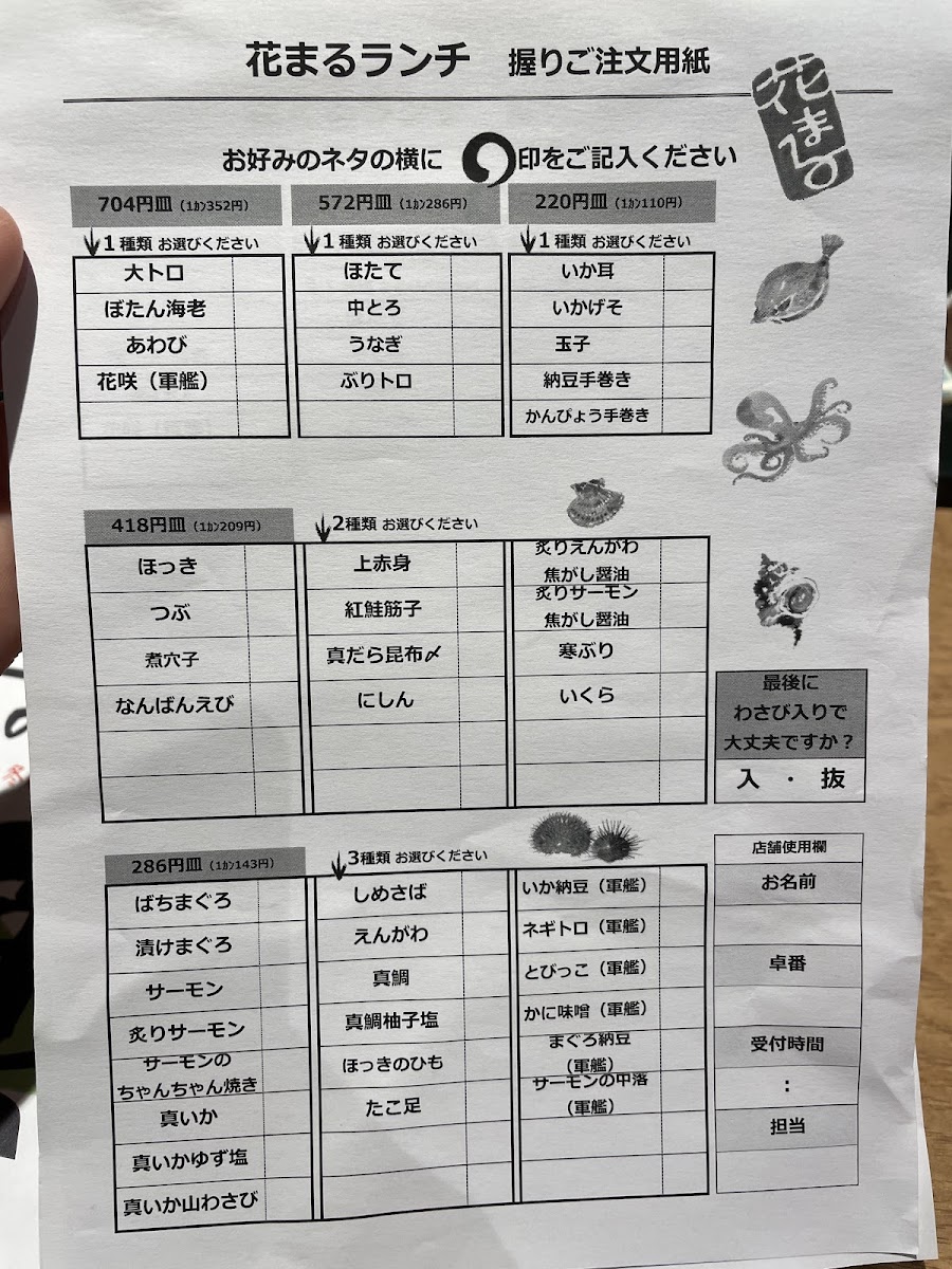 Menu Hanamaru Susukino Branch-5