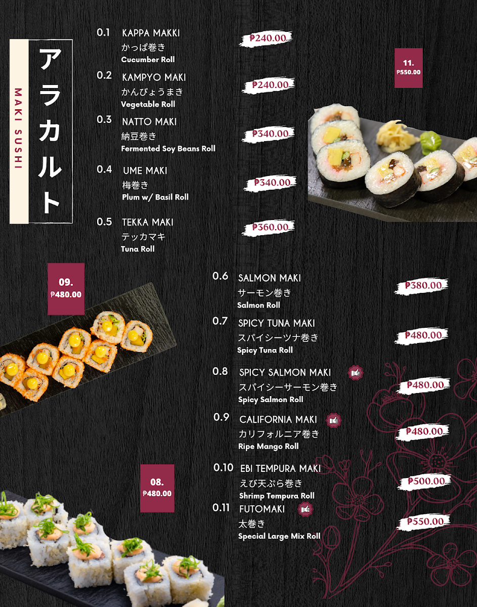 Menu Hanamichi Japanese Restaurant-10